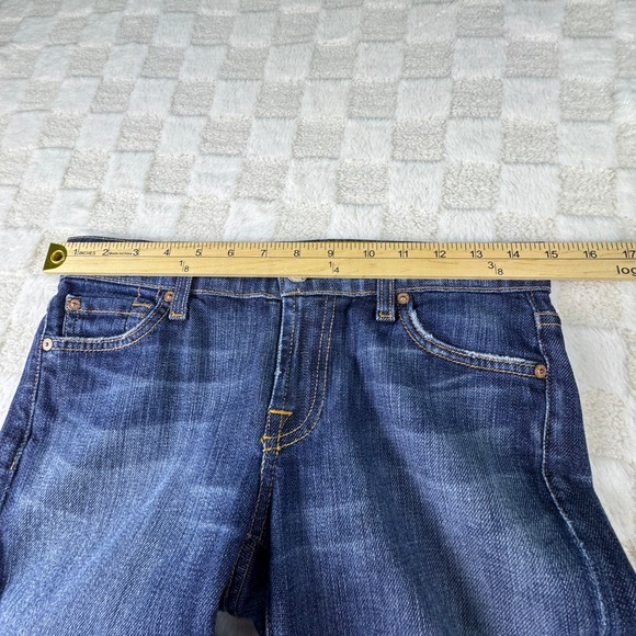 7 For All Mankind Roxanne Denim Jeans Dark Wash Women's Casual Everyday - Picture 5 of 16